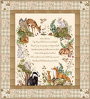 Fable & Fern Cuddle Panel Quilt Kit 51" X 55"