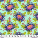Free Spirit, Tula Pink, Floral Reef, Friends & Anemones, Seafoam
