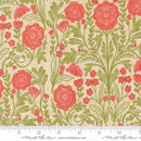 Gingiber, Henhouse, Poppy Floral, Red on Cloud
