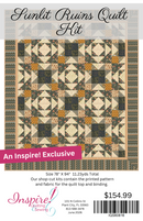 Grandma's Sunlit Ruins Quilt Kit 78" X 94"