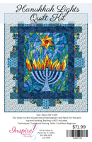 Northcott, Hanukkah Lights Wall Hanging Kit 56" X 66"