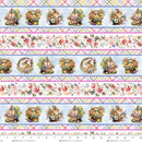 Henry Glass, Basket Full of Blessings, Border Stripe, Multi