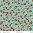 Henry Glass, Berry Besties, Tossed Small Berries, Aqua