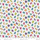 Henry Glass, Leanne Anderson, Silly Gilly Returns, Alphabet Allover, White