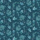 Henry Glass, Two by Two, Tossed Arks, Blue Tonal