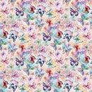 Hoffman Fabrics, Flourish, Pastel Multi