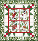 Homecoming Quilt Kit with Snowy Greetings 36" Panel