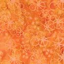 Island Batik, Starry Seas, Sea Urchins, Orange Cheddar
