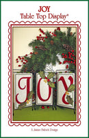 Joy  Table Top Embroidery by Janine Babich