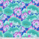 Kaffe Fassett Collective, August 2025, Lake Blossoms, Turquoise