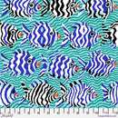Kaffe Fassett Collective, August 2025, Minnows, Aqua