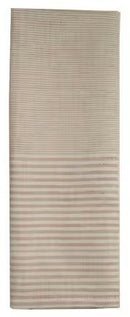 Linen Blend Tea Towel Copper Mini Stripe