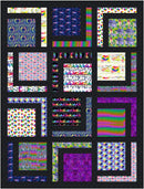 Love In The Wild/Double Time Quilt Kit Twin 58" X 74"