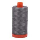 Mako Cotton Thread Solid 50wt 1422yds Grey Smoke