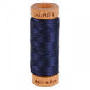 Mako Cotton Thread Solid 80wt 300yds Very Dark Navy