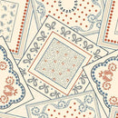 Marcus Fabrics, Bandana Bliss, 108" Wide Backing, Cream