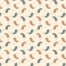 Marcus Fabrics, Bandana Bliss, Paisley, Cream