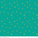 Market Street, Flower Grid on Teal