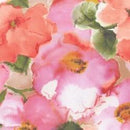 Maywood Fabrics, Flower Wash Wide Backing, Peach/Pink