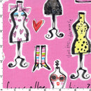 Mia, Spell, Hot Pink, Cotton Sheeting