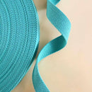 Minki Kim 1" Cotton Webbing-Teal Blue