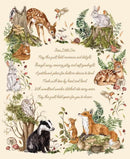 Moda,Quilting Cuddle-36" Fable and  Fern Quilt Panel