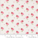 Moda, Bunny Hill, A Very Sweet Christmas,Small Poinsettias, Snow White