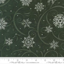 Moda, Deb Strain, When Snow Falls, Swirling Snowflakes, Holly Green