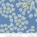 Moda, Garden Series, Fennel, Large Floral, Sky Blue