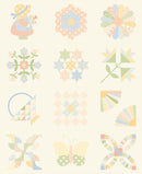 Moda, Handmade Sweetness, Quilt Cuddle, 36" Quilt Blocks Panel,  Cloud