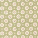 Moda, Handmade Sweetness, Quilt Cuddle, Floral Dots, Pear Green