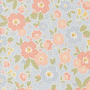 Moda, Handmade Sweetness, Quilt Cuddle, Tossed Floral, Sky Blue