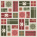 Moda, Kileys Quilt Room, Gingerbread Lane Quilt Kit 51" X 51"