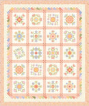 Moda, My Sew Quilty Life, Pastel Prairie Panel Quilt Kit - without prairie point border