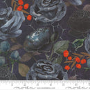 Moda, Robin Pickens, Coven, Large Rose,  Midnight Blue