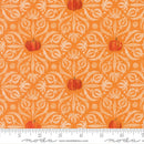 Moda, Robin Pickens, Coven, Medallion Tiles Damask, Pumkin Orange