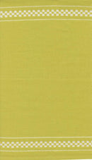 Moda, Rosie Toweling, Lime with White Check Border Stripes