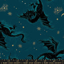 Moda. Ruby Star, Fire Glow Metallic, Black Dragons, Galaxy Blue