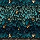 Moda. Ruby Star, Fire Glow Metallic, Dragon Scales, Galaxy Blue