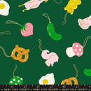 Moda, Ruby Star Society, Merry Happy Metallic, Find The Pickle Jade