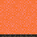 Moda, Ruby Star Society, Poolside Too, Architectural Blocks, Goldfish Orange