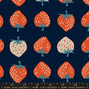 Moda, Ruby Star, Strawberry, Canvas, Navy