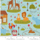 Moda, Stacey Iest Hsu, Animal Park Fun, Animal All Over, Water Blue