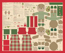 Moda, Stacy Iest Hsu, Holiday Cheer, Reindeer Stuffies Panel 36"