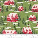 Moda, Stacy Iest Hsu, Holiday Cheer, Village Landscape, Mistletoe Green