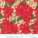 Moda, Stacy Iest Hsu, Holiday Cheer, Vintage Poinsettia, Cardinal Red Natural