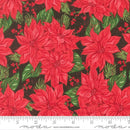 Moda, Stacy Iest Hsu, Holiday Cheer, Vintage Poinsettia, Poinsettia Red Midnight