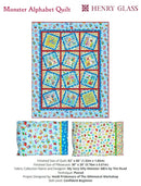 Henry Glass, Tim Read, My Very Silly Monster ABCs Quilt & Pillowcases Kit