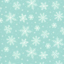 My Minds Eye, North Pole Flannel, F17752-AQUA Blue