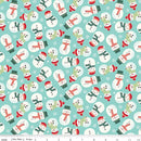 My Minds Eye, North Pole Flannel, F17753-AQUA Blue